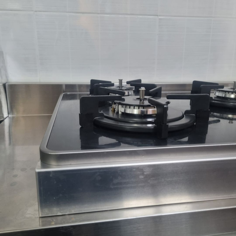 나비엔매직 3구 빌트인 가스레인지 +전용 스탠드(거치대) 이미지