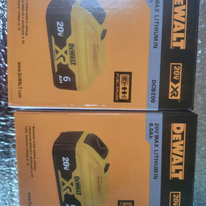 디월트 20V 6.0AH 리튬이온 배터리 이미지