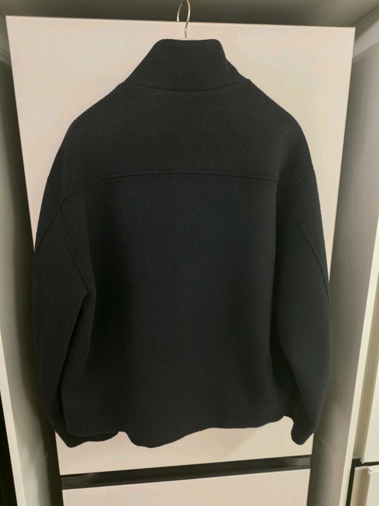 타임옴므 캐시미어 하이넥 집업 자켓 이미지