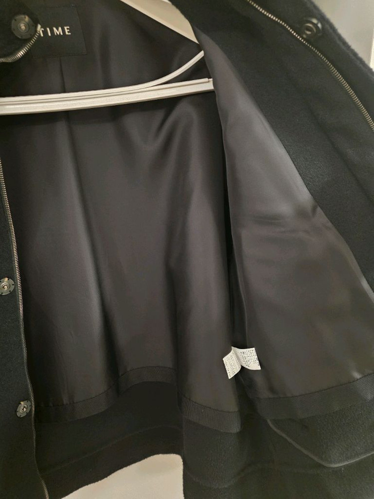 타임옴므 캐시미어 하이넥 집업 자켓 이미지