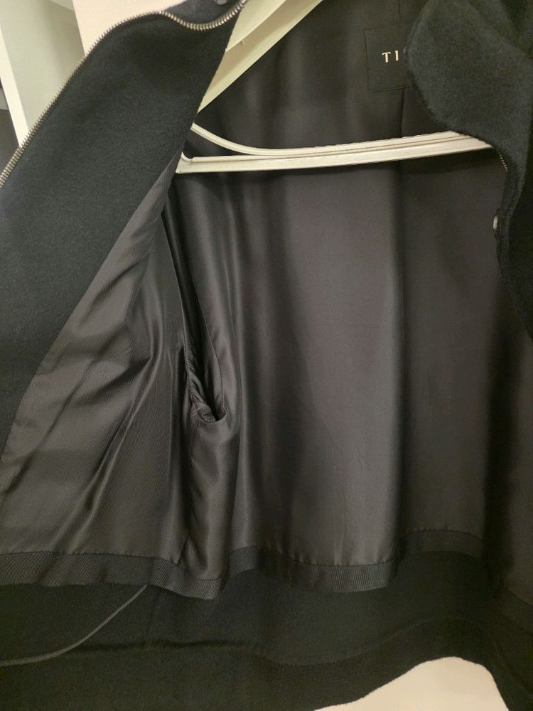 타임옴므 캐시미어 하이넥 집업 자켓 이미지