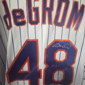 MLB 야구 친필싸인 유니폼 판매 (디그롬, 트라웃 등 다수)