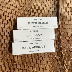 바이레도 향수 2ml 릴플레르 발디프리크 슈퍼시더 새상품