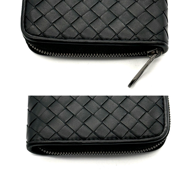 보테가베네타 인트레치아토 장지갑 <블랙>--3