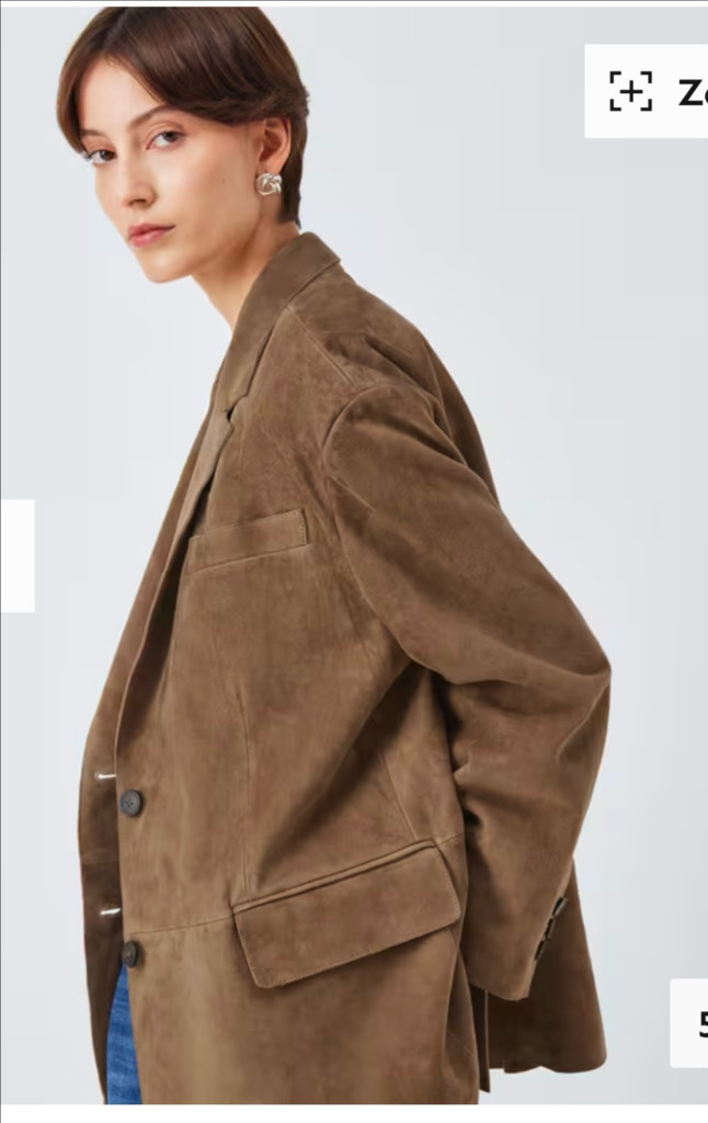 Max Mara Weekend 롤란다 스웨이드 자켓 S, 최상급. 정품--2