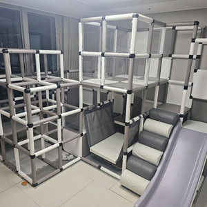 플레이가드 정글짐 실내 놀이터 그레이화이트 팝니다