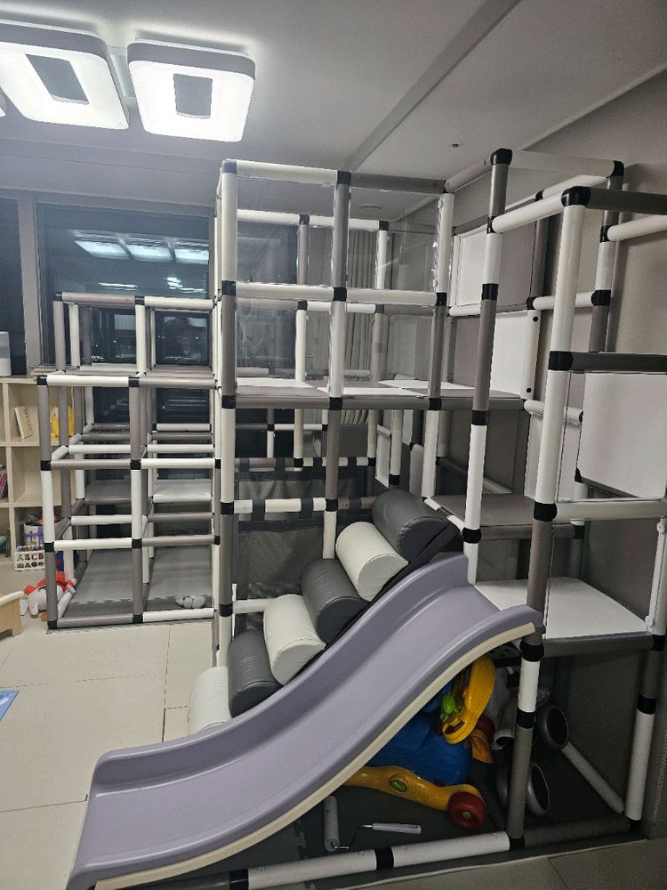 (경기 고양)플레이가드 정글짐 실내 놀이터 그레이화이트 팝니다(가격내림) 이미지