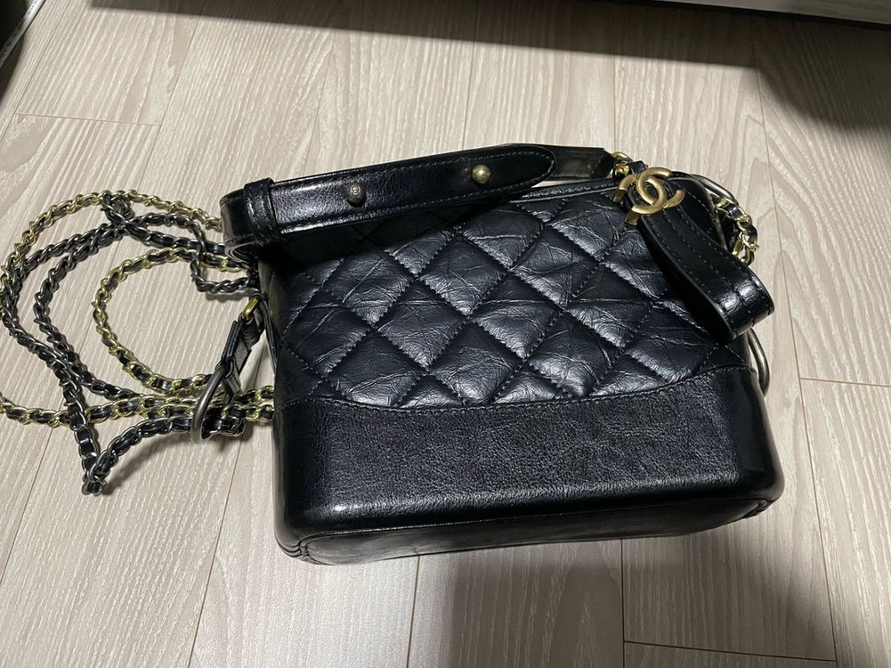 네고X.[새상품]샤넬가브리엘호보백 스몰 금장 블랙/샤넬백--2