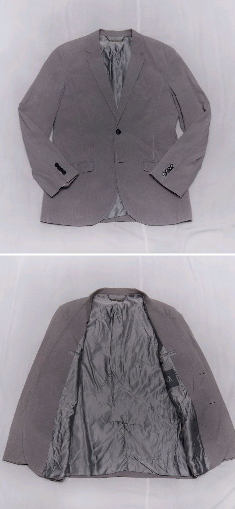 아르마니 코튼 스트라이프 블레이저 자켓 38R 95+ 이미지