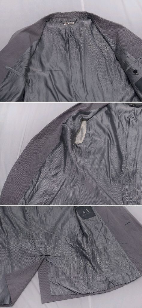 아르마니 코튼 스트라이프 블레이저 자켓 38R 95+ 이미지