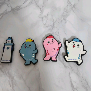 새상품 -인천광역시 등대리, 버미, 꼬미, 애이니 마그네틱 냉장고자석