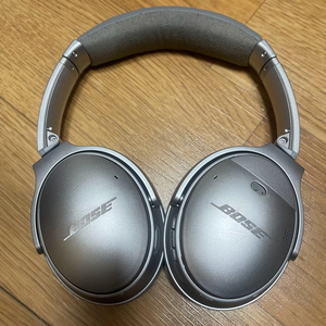보스 qc35 실버 헤드폰 케이스 + 연결선 이미지