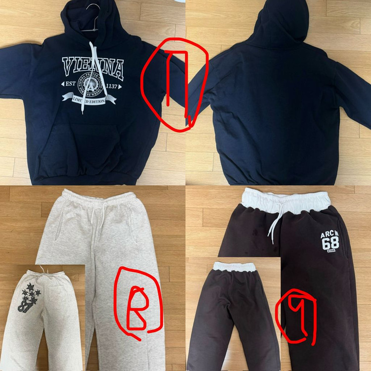 후드티(YALE/GUESS/IAB/JEEP), 바지 급처! 나눔아님--3