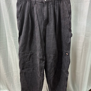 디키즈 더블니 워크 카펜터 와일드 팬츠 블랙 XL