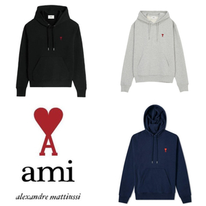 아미(Ami)남.여공용 스몰 하트로고 후드 셔츠 3종 이미지