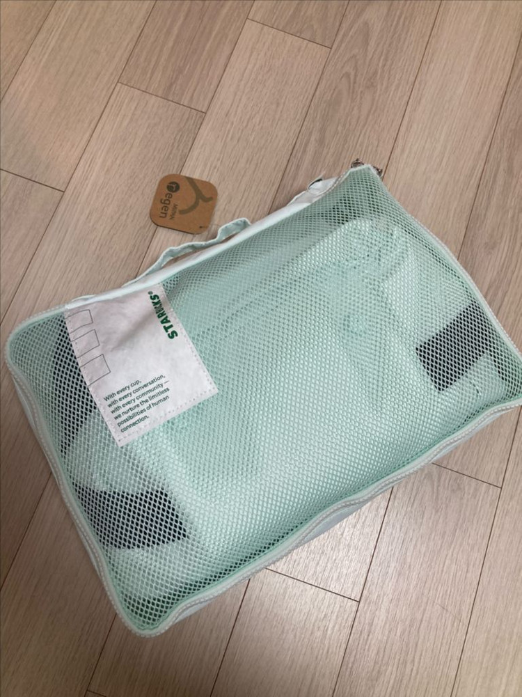 스타벅스 코리아 24주년 파트너 한정 선물 보스턴백 가방--1