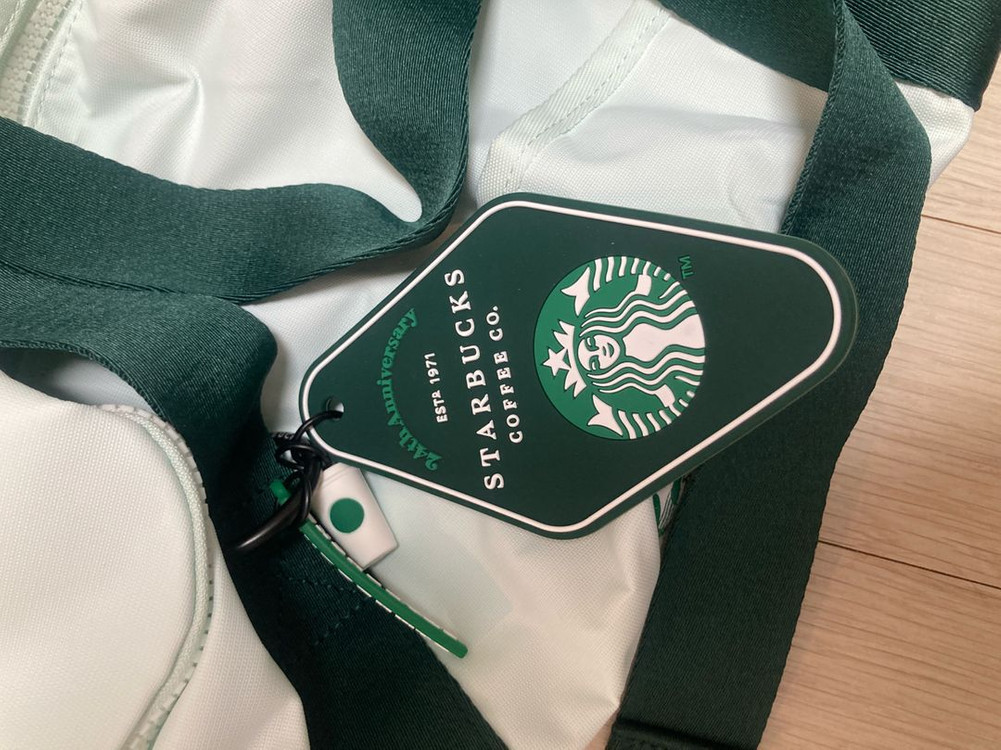 스타벅스 코리아 24주년 파트너 한정 선물 보스턴백 가방--2