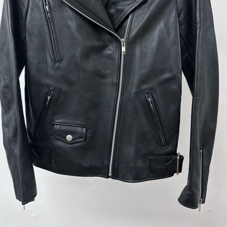 비바스튜디오 소가죽 라이더 자켓 여성 L사이즈 J33--11