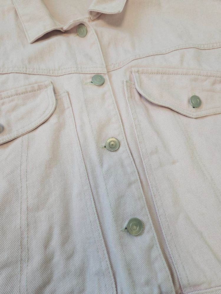 LVC 데님 크롭 자켓--2