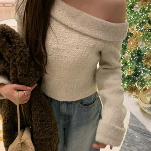 verni 베르니마켓 이브 트위드 eve tweed 블라우스 아이보리