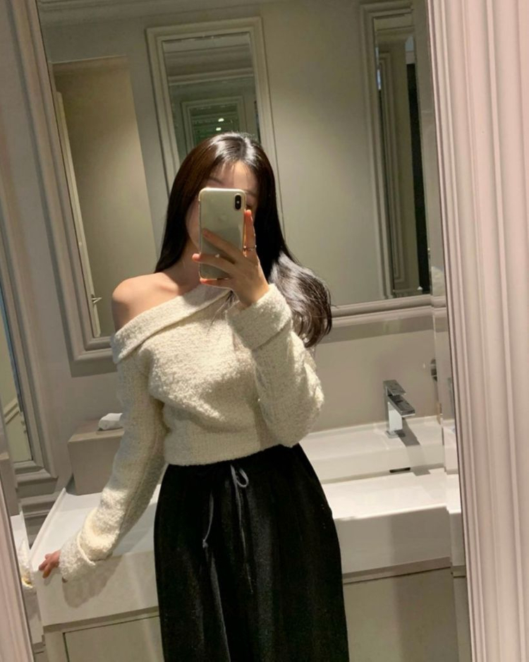 verni 베르니마켓 이브 트위드 eve tweed 블라우스 아이보리--5