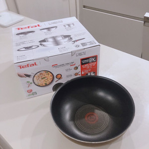 새상품-테팔 매직핸즈 인덕션 프라이팬 웍 냄비 6종 세트 + 궁중팬 드림