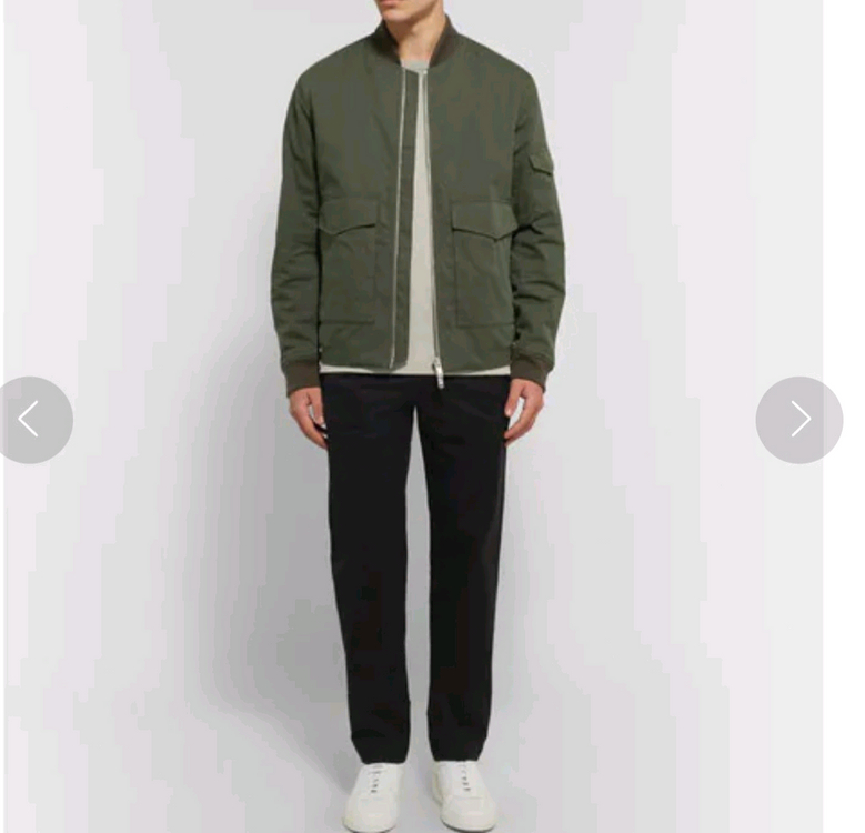 띠어리 남성 붐버 자켓--6