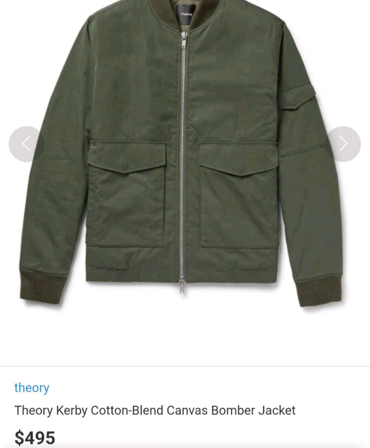 띠어리 남성 붐버 자켓--7