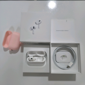 에어팟프로 2세대 8핀 (풀박스+본체+왼쪽유닛+케이블) 무선이어폰