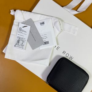 더로우 지퍼 반지갑 2025FW (블랙)