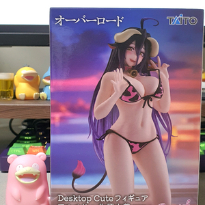 (미개봉)타이토 오버로드 Desktop Cute 피규어 알베도 젖소무늬