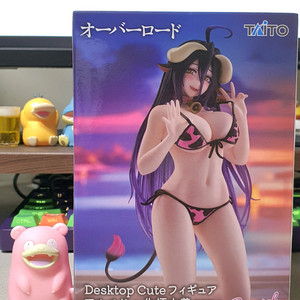 (미개봉)타이토 오버로드 Desktop Cute 피규어 알베도 젖소무늬