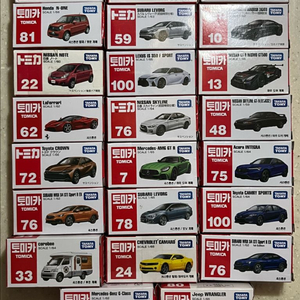 토미카 23대 판매합니다