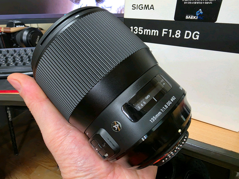 시그마 135mm F1.8 DG / 니콘 F마운트 + 마운트링--1