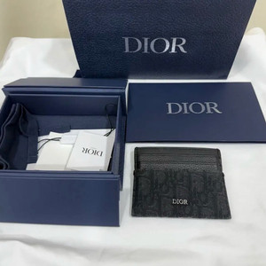 디올 오블리크 카드지갑 블랙 새상품 풀박
