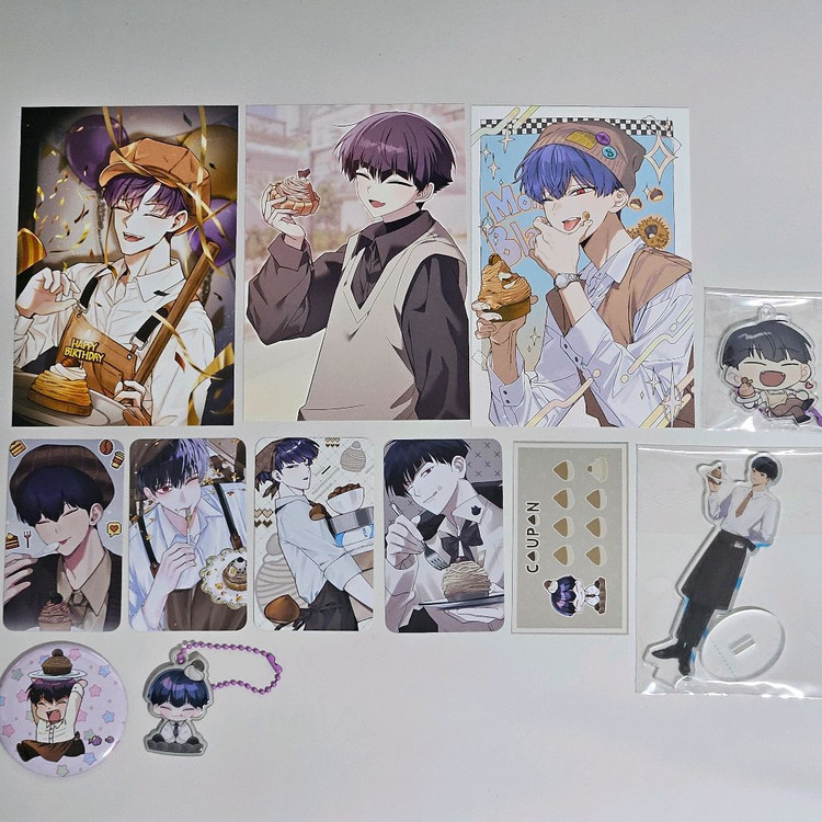 [미사용] 괴수8호 호시나 소우시로 엽서&포토카드&아크릴스탠드&키링 등 이미지