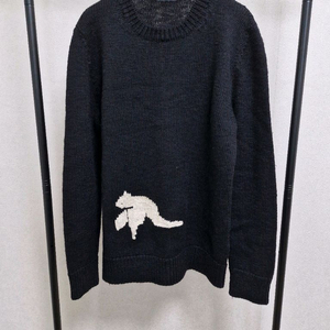 [XL] 라프시몬스 FW15 인타르시아 버드 니트 스웨터