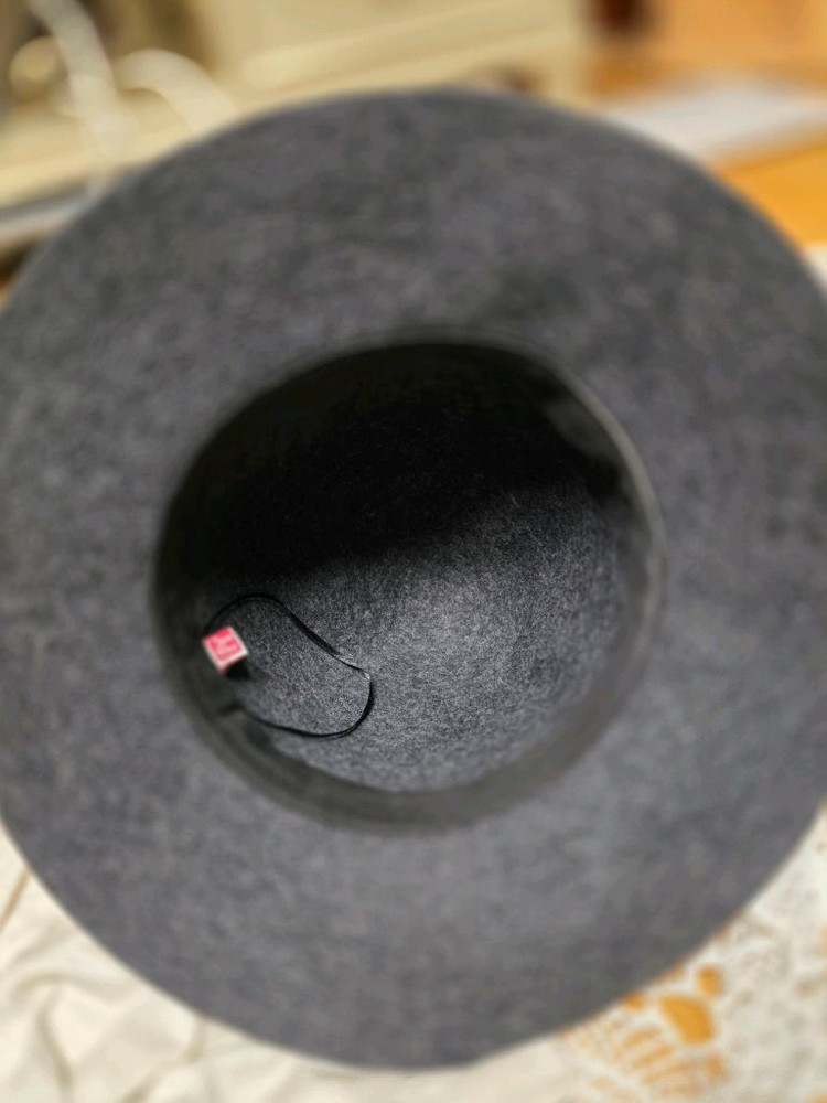 백화점 울 페도라 / 그레이 모자 / 상태좋음 이미지