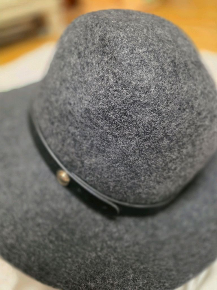 백화점 울 페도라 / 그레이 모자 / 상태좋음 이미지