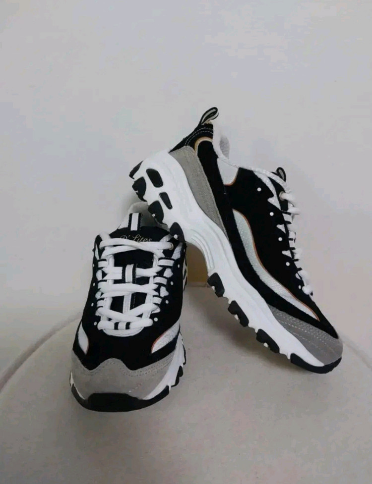 여성 스케쳐스 딜라이트 익스트림 골드팬더 운동화, 워킹화 (220) 이미지