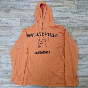 [XS] 베트멍 SS18 마테호른 오렌지 후드 티셔츠