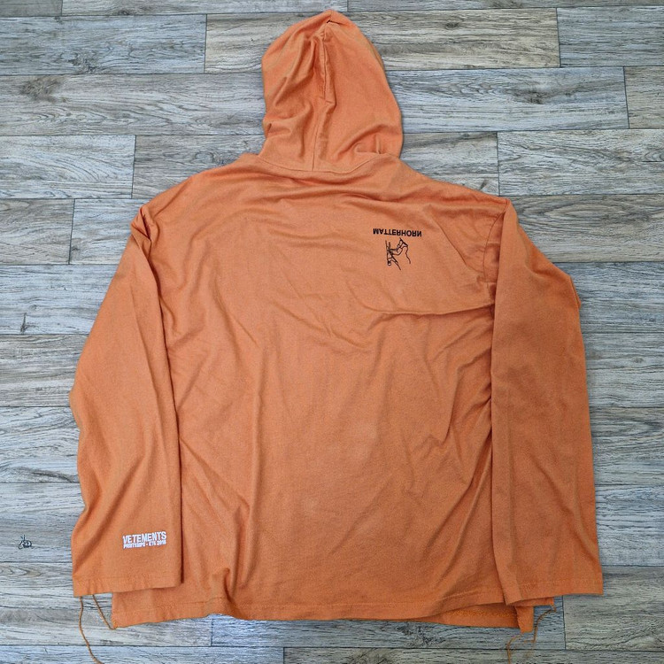 [XS] 베트멍 SS18 마테호른 오렌지 후드 티셔츠 이미지