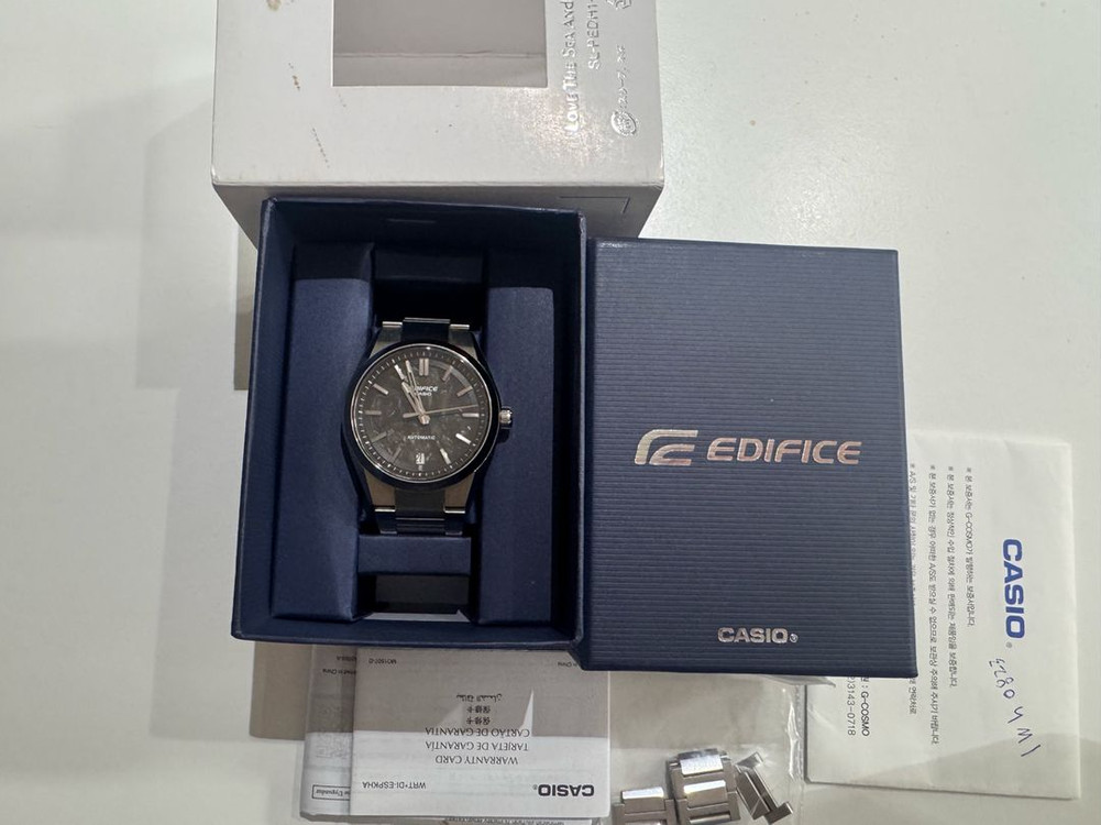 급매 카시오 에디피스 오토매틱 시계 EFK-100CD-1ADR--7