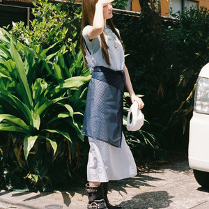 오스더 더블 레이어드 스커트 (오눅 착용) 이미지