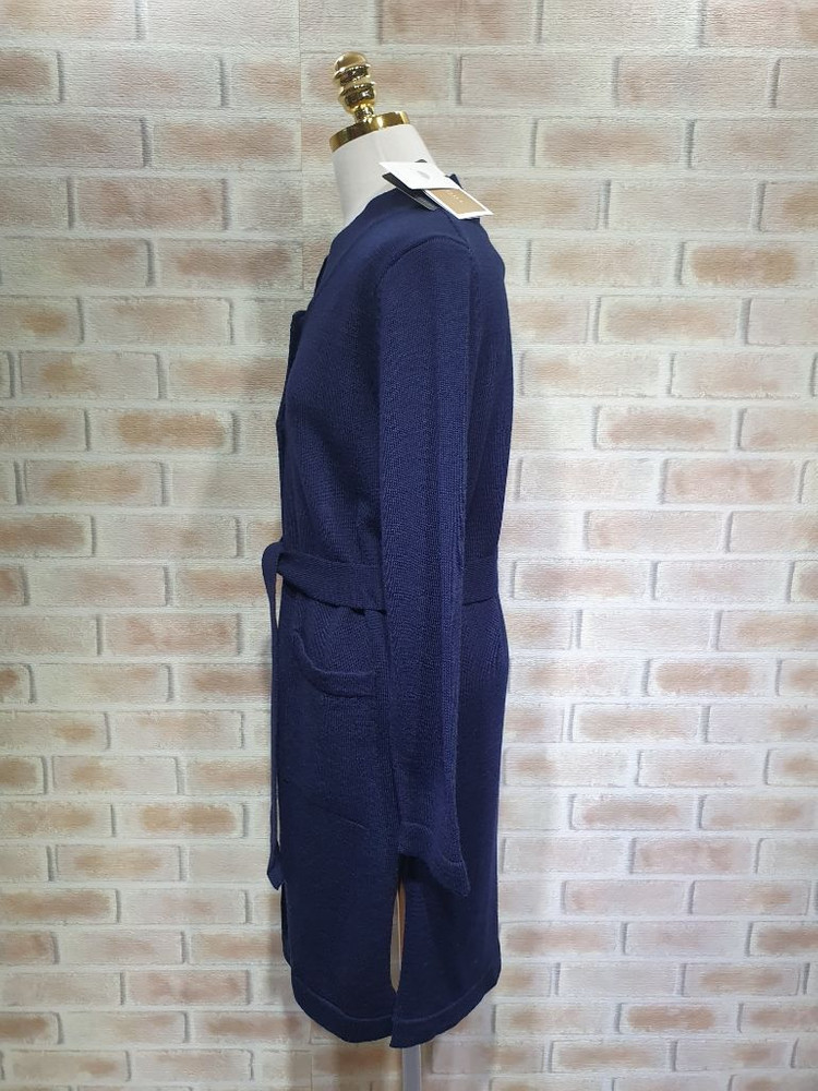 택부착 지오송 정품 100%울 벨트셋 롱 가디건 ~55 이미지