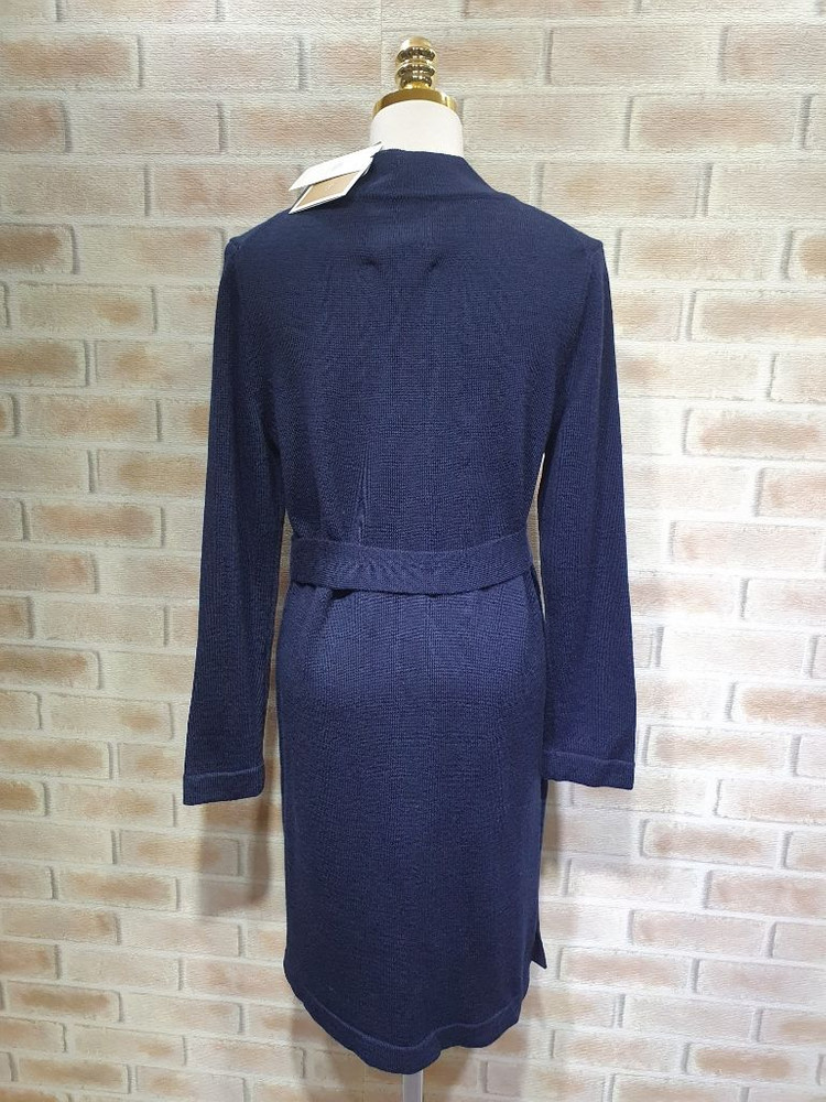 택부착 지오송 정품 100%울 벨트셋 롱 가디건 ~55 이미지