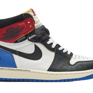 조던1 x 프라그먼트 x 유니온 LA 블랙 앤 바시티 레드 [265]