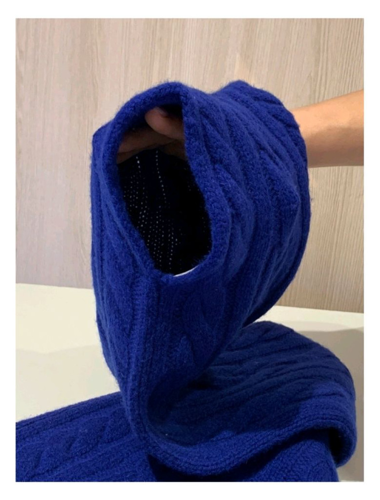 빈폴 울 케이블 머플러 목도리 이미지