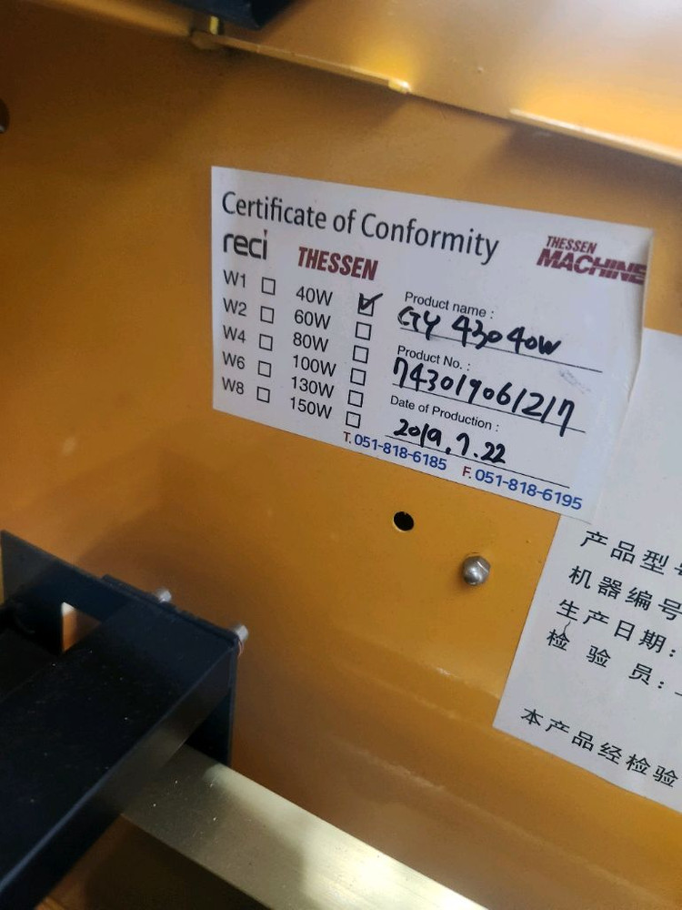 레이저 각인기 3040 40w 이미지