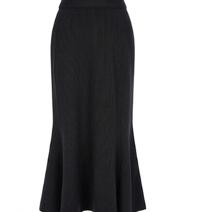 델라라나 DELLALANA 립 니트 플레어 스커트 프리사이즈 정품